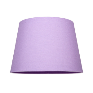 Traditional 8 Inch Soft Lilac Linen Drum Table/Pendant Lamp Shade 40w Maximum