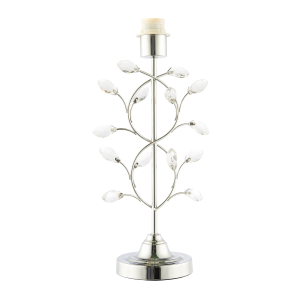 Modern Tree Branch Designed Table Lamp Base in Plated Polished Chrome