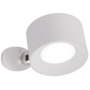 Small White LED Colour Changing Rechargeable Remote Control Wall Light