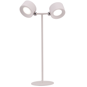 Tall White LED Colour Changing Rechargeable Remote Control Table Lamp
