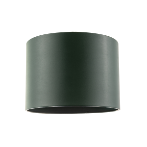 Classic Forest Green Faux Leather Lamp Shade with Inner Cotton Lining