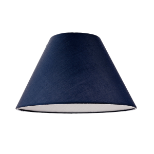 10 Inch Navy Blue Cotton Coolie Lampshade for Table Lamp or Pendant