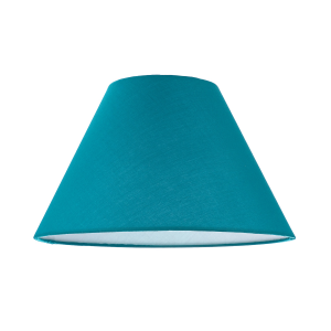 10 Inch Vivid Teal Cotton Coolie Shade for Table Lamp or Pendant
