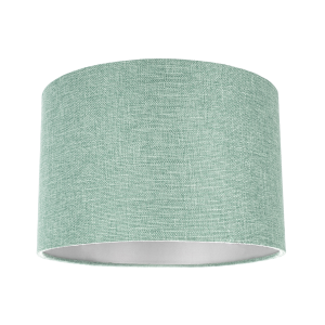 Modern and Elegant Mint Plain Linen Fabric Drum Lamp Shade Maximum