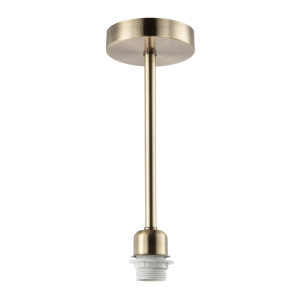 Classic Antique Brass Ceiling Light Fixture to Showcase Lamp Shades
