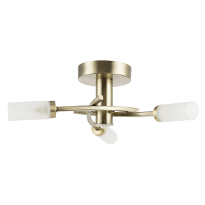 Sensor Bathroom Ceiling Light in Antique Brass with Multi Functions