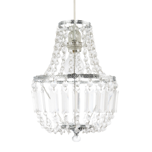 Traditional Vintage Style Pendant Lighting Shade with Clear Acrylic