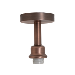 Contemporary Designer Short Semi Flush Antique Copper Ceiling Rose