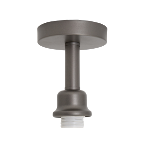 Contemporary Designer Short Semi Flush Pearl Grey Ceiling Rose