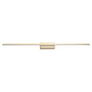 Modern Designer Brushed Gold Metal LED Picture Wall Light Fitting