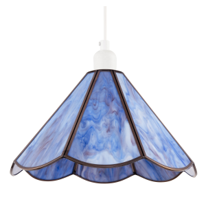 Classic Lavender Purple Tiffany Glass Easy Fit Pendant Lighting Shade