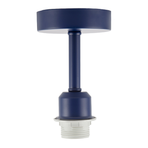 Traditional Midnight Blue Ceiling Light Fitting to Hold Lamp Shades