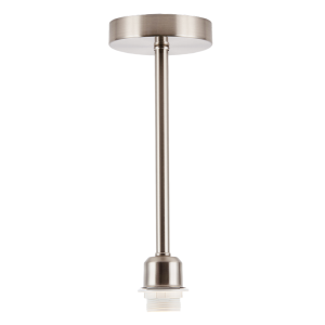 Classic Satin Nickel Ceiling Light Fixture to Showcase Lamp Shades