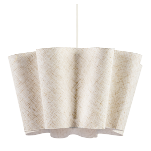 Modern Sculptural Pendant Light Shade with Layered Wave Silhouette