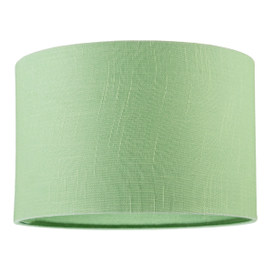 Designer Frosted Lime Green Textured Linen Fabric Circular Lamp Shade